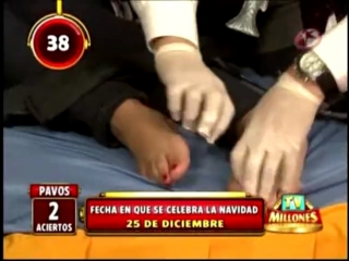 spanish game show tickling